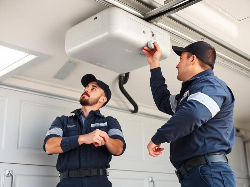 Garage Door Olympia professional technicians installing garage door opener